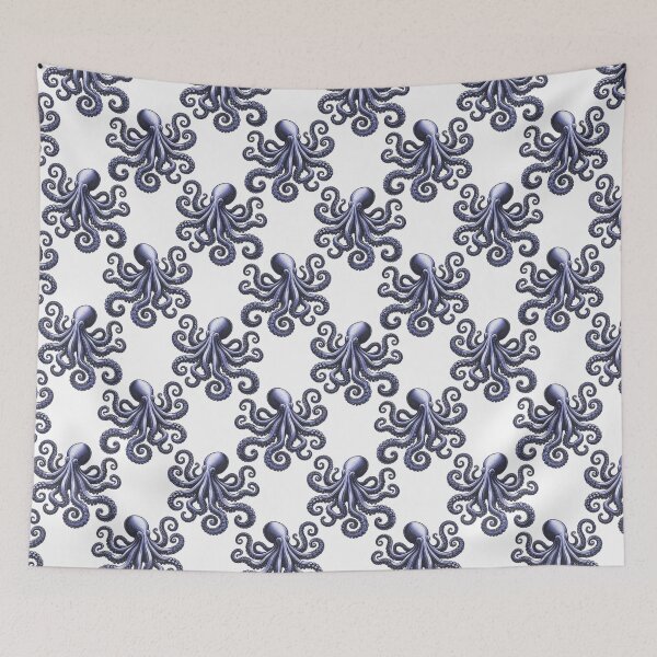 Item preview, Retro Octopus Pattern designed and sold by hellcom.