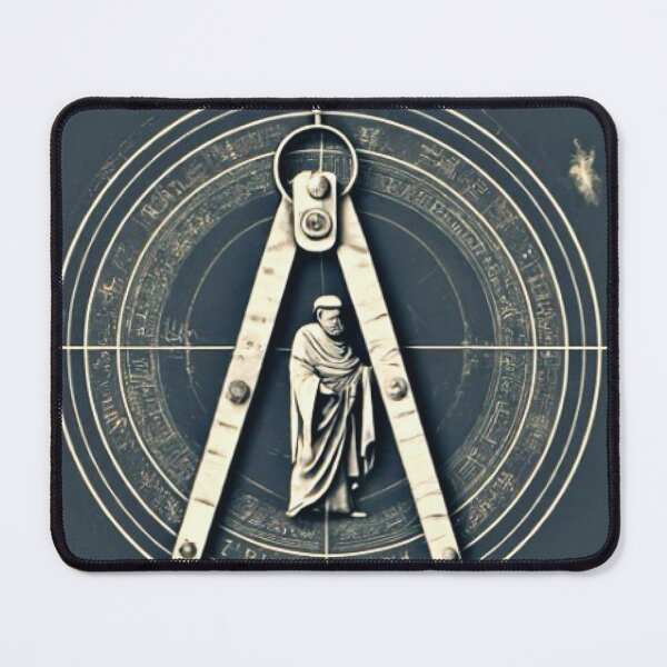 Item preview, Navigate with Knowledge: Pythagoras & Compass T-Shirt designed and sold by Mahe Jabeen.