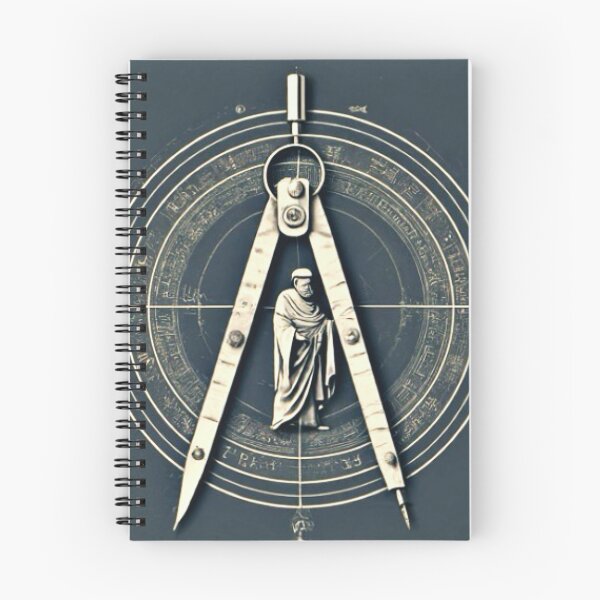 Item preview, Navigate with Knowledge: Pythagoras & Compass T-Shirt designed and sold by Mahe Jabeen.
