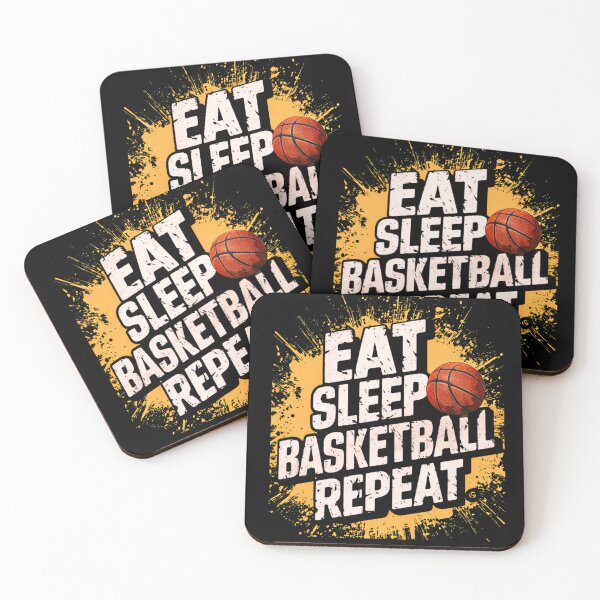 Item preview, Paint Splat Eat, Sleep, Basketball, Repeat designed and sold by BoughtTheTShirt.