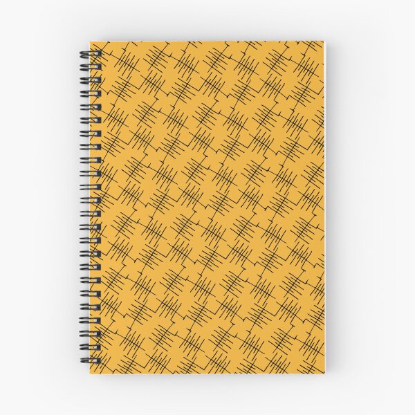 Item preview, Hand-Drawn Yellow and Black Antenna Pattern | Modern Minimalism designed and sold by Lia Zarpin.