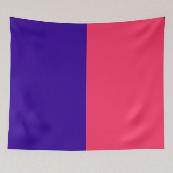 Item preview, Blue Pink Two Tone Color Split designed and sold by PatternTitan.