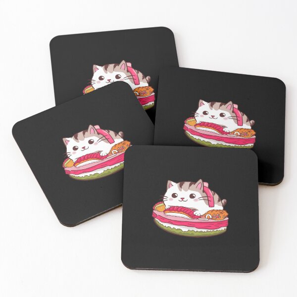 Item preview, Cute Sushi Cat Kawaii designed and sold by canvadreamer444.