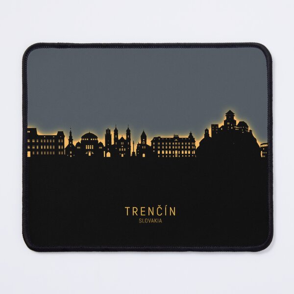 Item preview, Trenčín Slovakia Skyline designed and sold by ArtPrints.