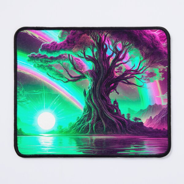 Item preview, Fantasy Lake | Tree of Life | moon night designed and sold by OrganicLights.