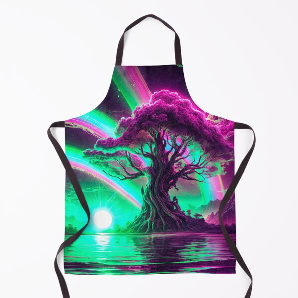 Item preview, Fantasy Lake | Tree of Life | moon night designed and sold by OrganicLights.