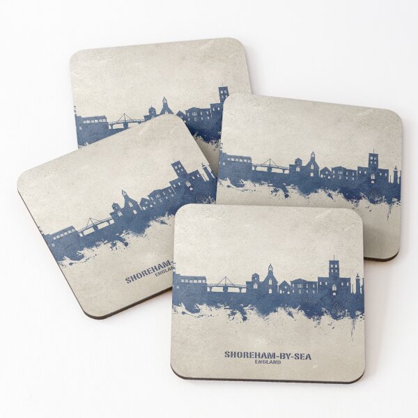 Item preview, Shoreham-by-Sea England Skyline designed and sold by ArtPrints.