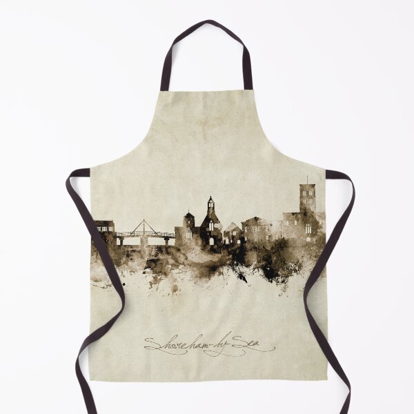 Item preview, Shoreham-by-Sea England Skyline designed and sold by ArtPrints.