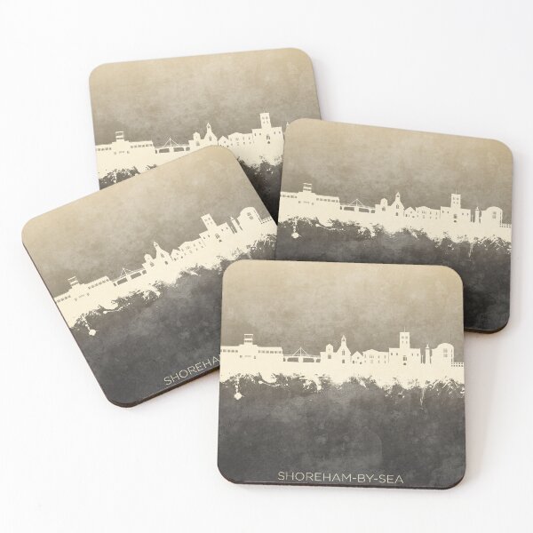 Item preview, Shoreham-by-Sea England Skyline designed and sold by ArtPrints.