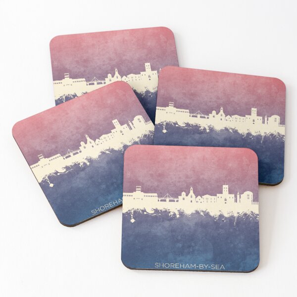 Item preview, Shoreham-by-Sea England Skyline designed and sold by ArtPrints.
