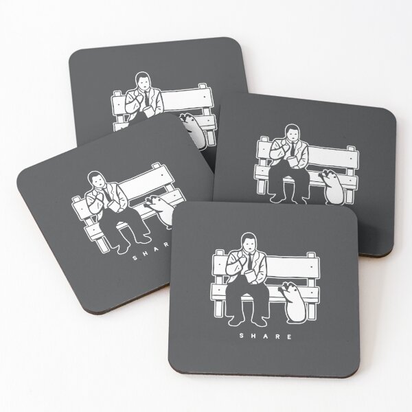 Item preview, Chonky groundhog ask for a snack in white ink designed and sold by martodesign.