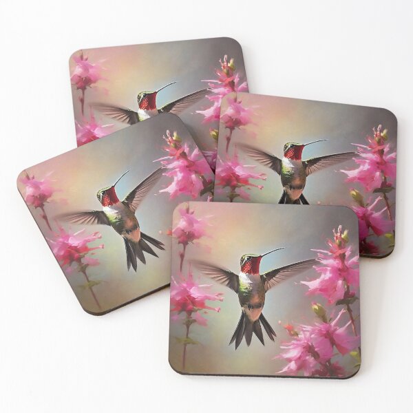 Item preview, The Ruby Throated Hummingbird designed and sold by Island Art Studios.
