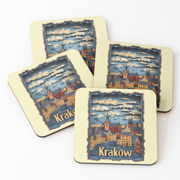 Item preview, Kraków, Poland, Cities of the World, Vintage style designed and sold by emaga.
