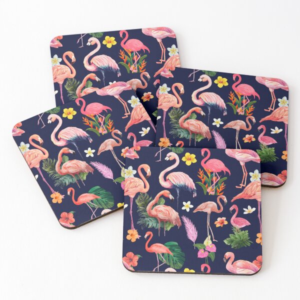 Item preview, Tropical Flamingo Summer pattern  designed and sold by Benchamart.