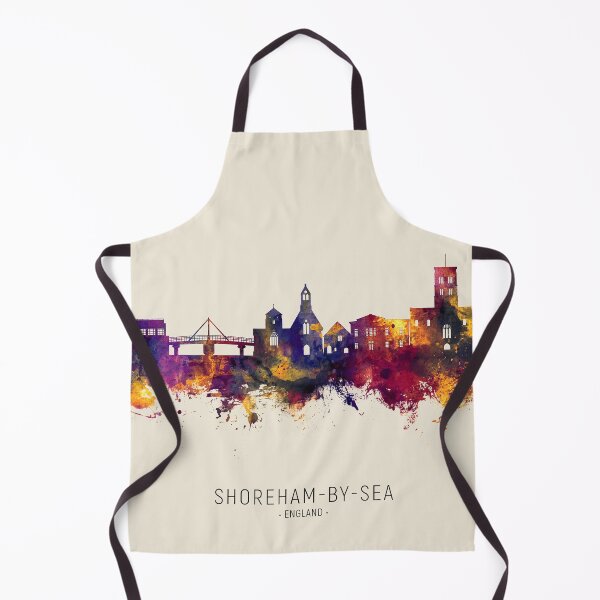 Item preview, Shoreham-by-Sea England Skyline designed and sold by ArtPrints.