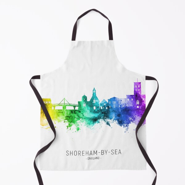 Item preview, Shoreham-by-Sea England Skyline designed and sold by ArtPrints.