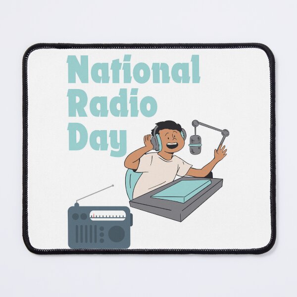 Item preview, National Radio Day designed and sold by Simo0455.