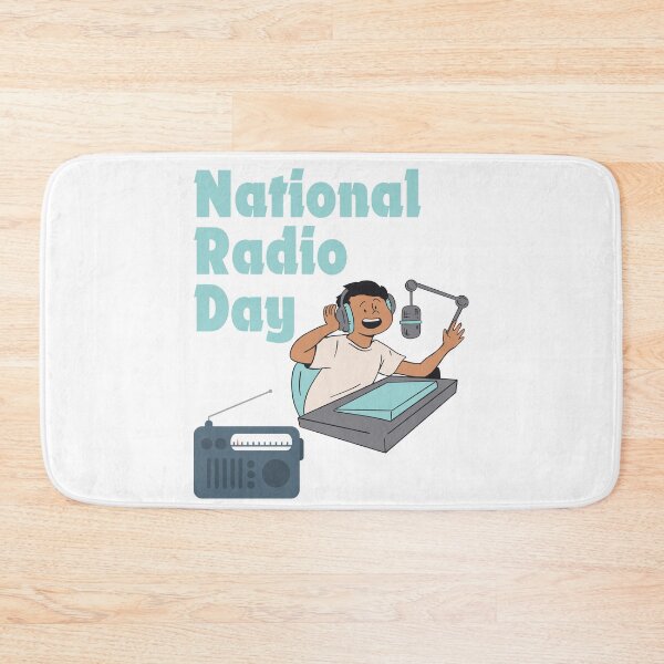 Item preview, National Radio Day designed and sold by Simo0455.