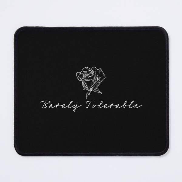 Item preview, Womens Barely Tolerable Floral Rose Funny Sarcastic Retro designed and sold by Cherry-Lemontie.