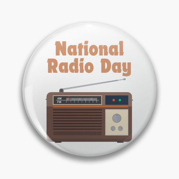 Item preview, National Radio Day designed and sold by Simo0455.