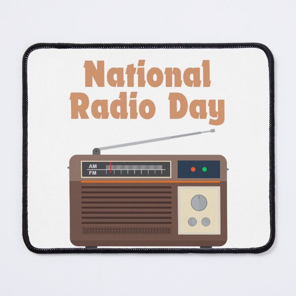Item preview, National Radio Day designed and sold by Simo0455.