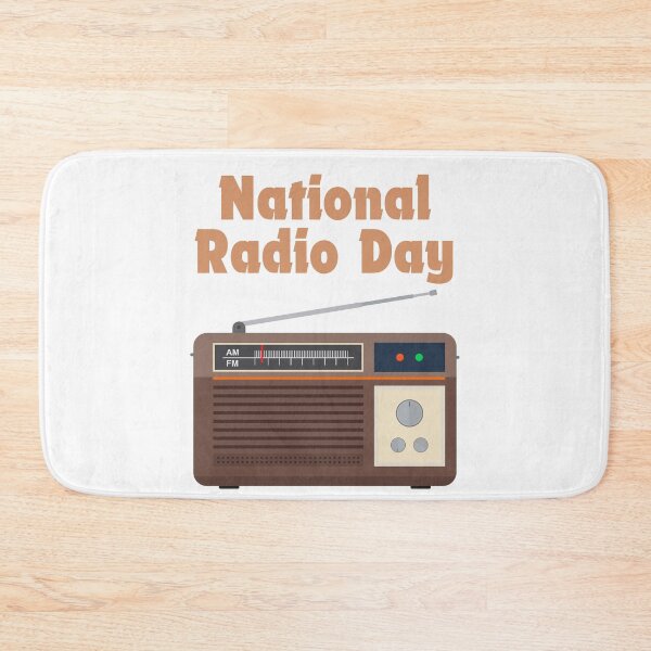 Item preview, National Radio Day designed and sold by Simo0455.