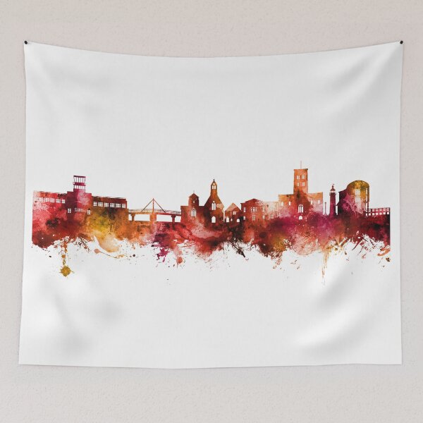 Item preview, Shoreham-by-Sea England Skyline designed and sold by ArtPrints.