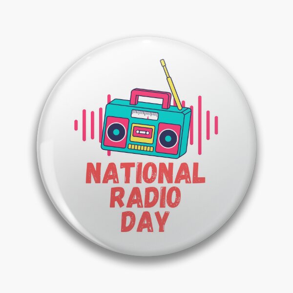 Item preview, National Radio Day designed and sold by Simo0455.
