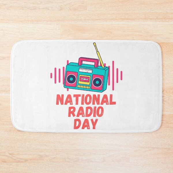 Item preview, National Radio Day designed and sold by Simo0455.