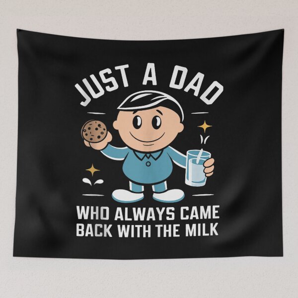 Item preview, Just A Dad Who Always Came Back With The Milk designed and sold by skeastore.