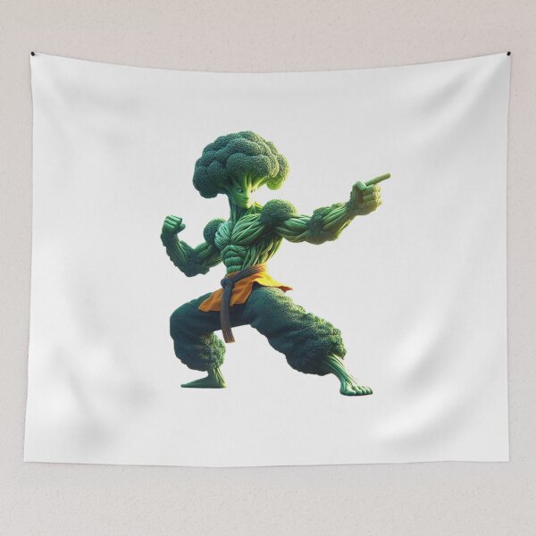 Item preview, Abstract Muscular Warrior Broccoli designed and sold by Hungry-Murphy.