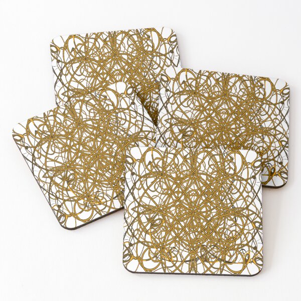 Item preview, Pattern of organic curves repeating but not symmetrical designed and sold by Robin3DT.