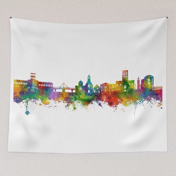 Item preview, Shoreham-by-Sea England Skyline designed and sold by ArtPrints.