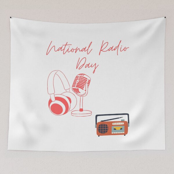 Item preview, Happy National Radio Day designed and sold by Simo0455.