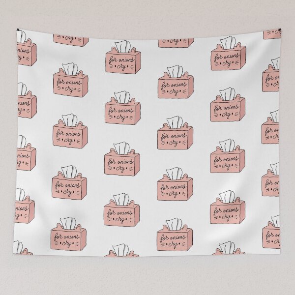 Item preview, For Onions Cry Tissue Box designed and sold by nimmitrends.