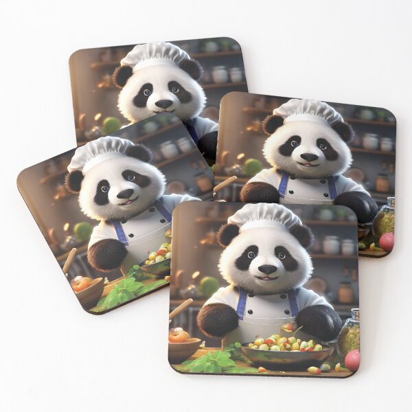 Item preview, funny panda, cooking, bon appetit designed and sold by Mauswohn.