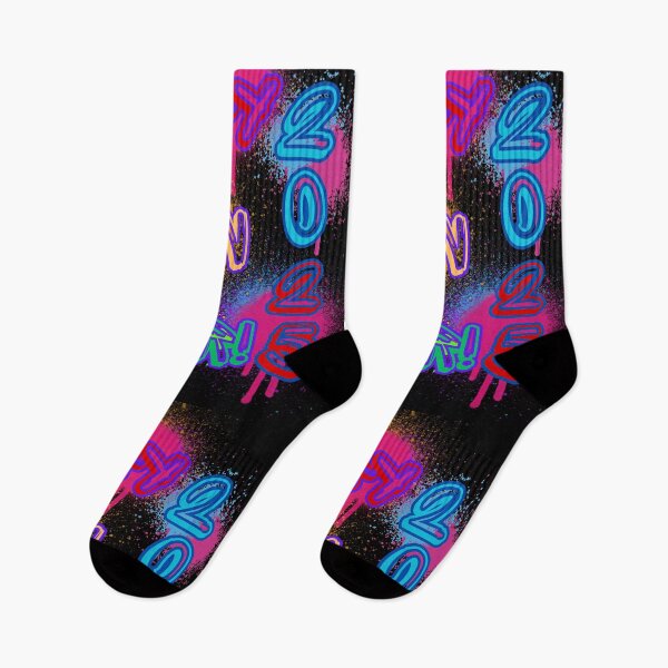 Item preview, 2025, happy new year, neon designs designed and sold by Numbers-Art.