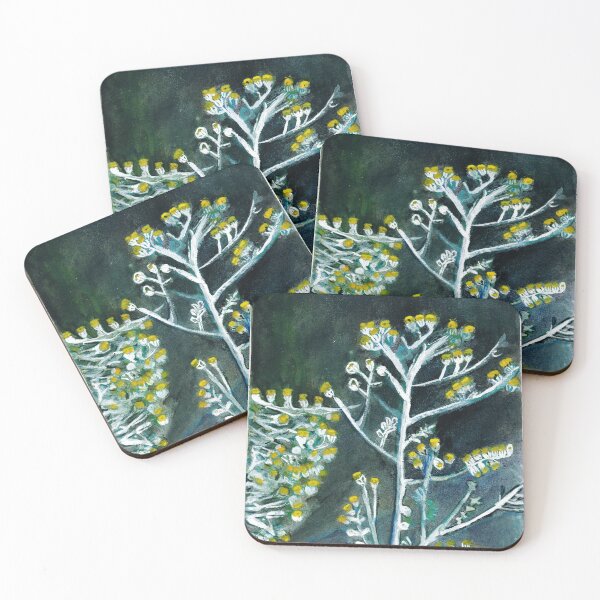 Item preview, White plant with yellow flowers designed and sold by Misfitcane.