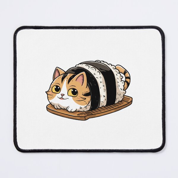 Item preview, Cute Sushi Cat Kawaii designed and sold by canvadreamer444.