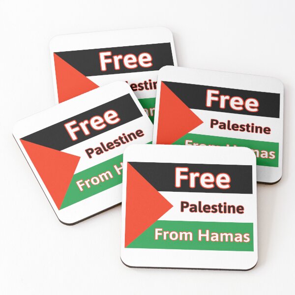 Item preview, Free Palestine from Hamas flag design  designed and sold by Rachel the Artist .