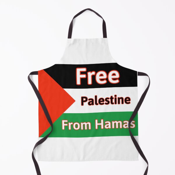 Item preview, Free Palestine from Hamas flag design designed and sold by Rachel the Artist .