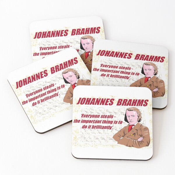 Item preview, Brahms Music Quote designed and sold by TheatreOfMusic.