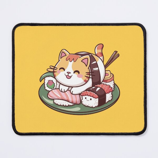Item preview, Cute Sushi Cat Kawaii designed and sold by canvadreamer444.