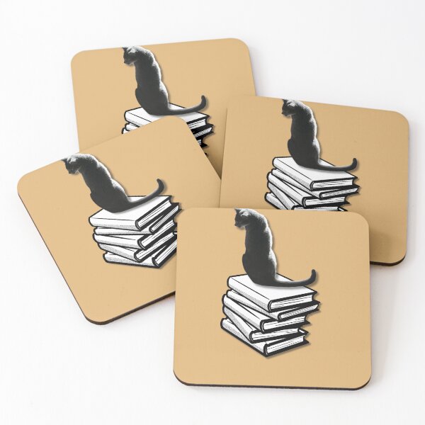 Item preview, Cat and books - gifts for cat and book lovers designed and sold by alczar.
