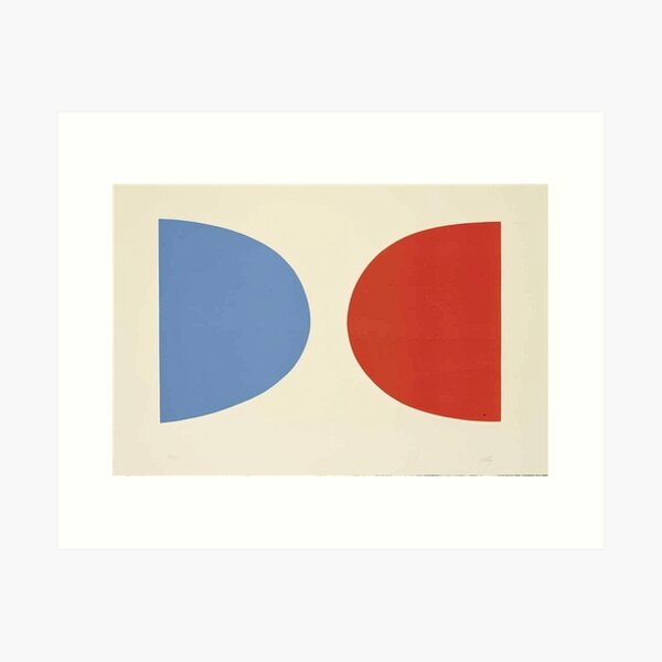 Item preview, Ellsworth Kelly - Blue and Orange - 1965 designed and sold by WFlemming.