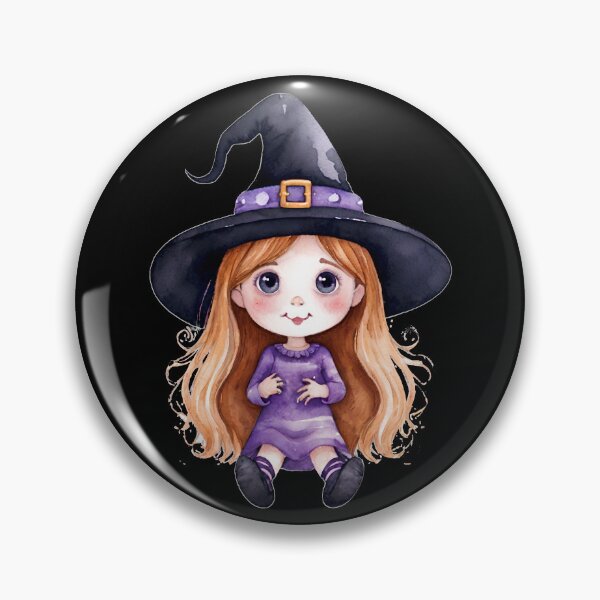 Item preview, Little Horrors - Witch Girl - Amy (Black Variant) designed and sold by Creep-Vault.