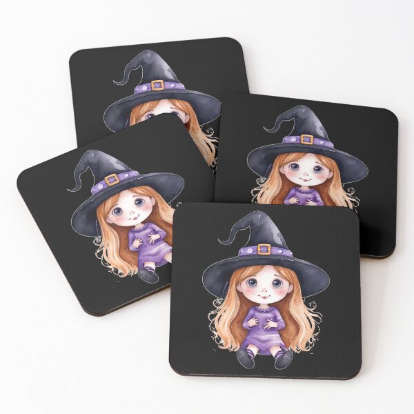 Item preview, Little Horrors - Witch Girl - Amy (Black Variant) designed and sold by Creep-Vault.