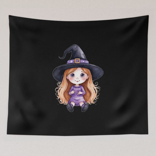 Item preview, Little Horrors - Witch Girl - Amy (Black Variant) designed and sold by Creep-Vault.