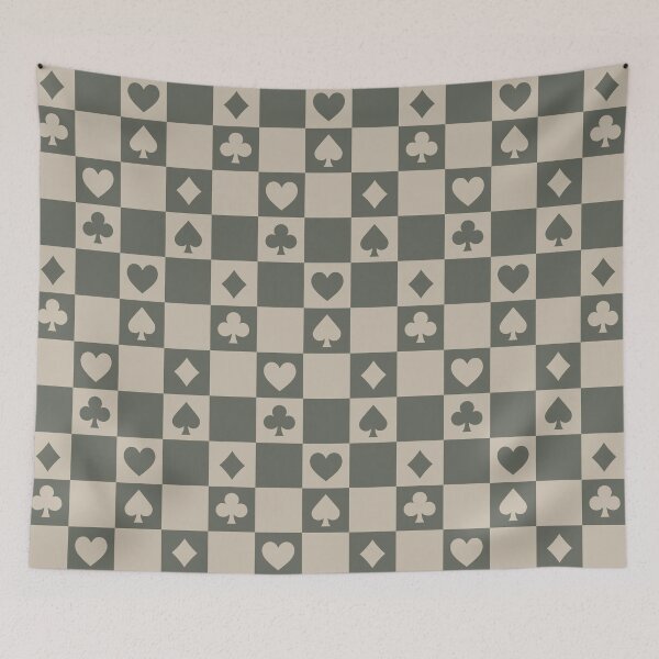 Item preview, Sage Playing Cards Checker designed and sold by hellcom.