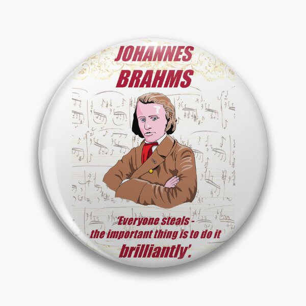 Item preview, Brahms Music Quote designed and sold by TheatreOfMusic.